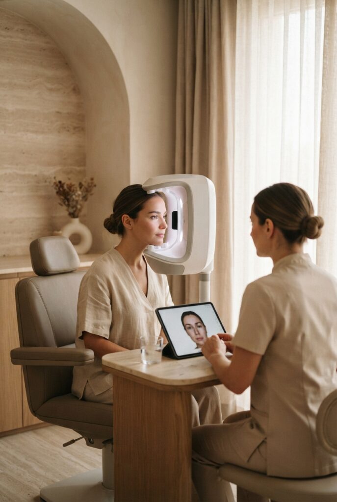 Diagnóstico facial Observ 520x · Clínica Eleya