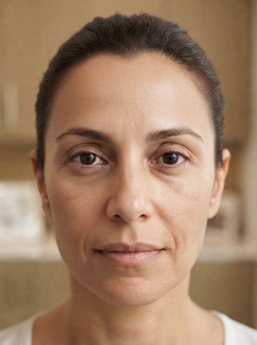 Después del tratamiento Diagnóstico facial Observ 520x en Clínica Eleya