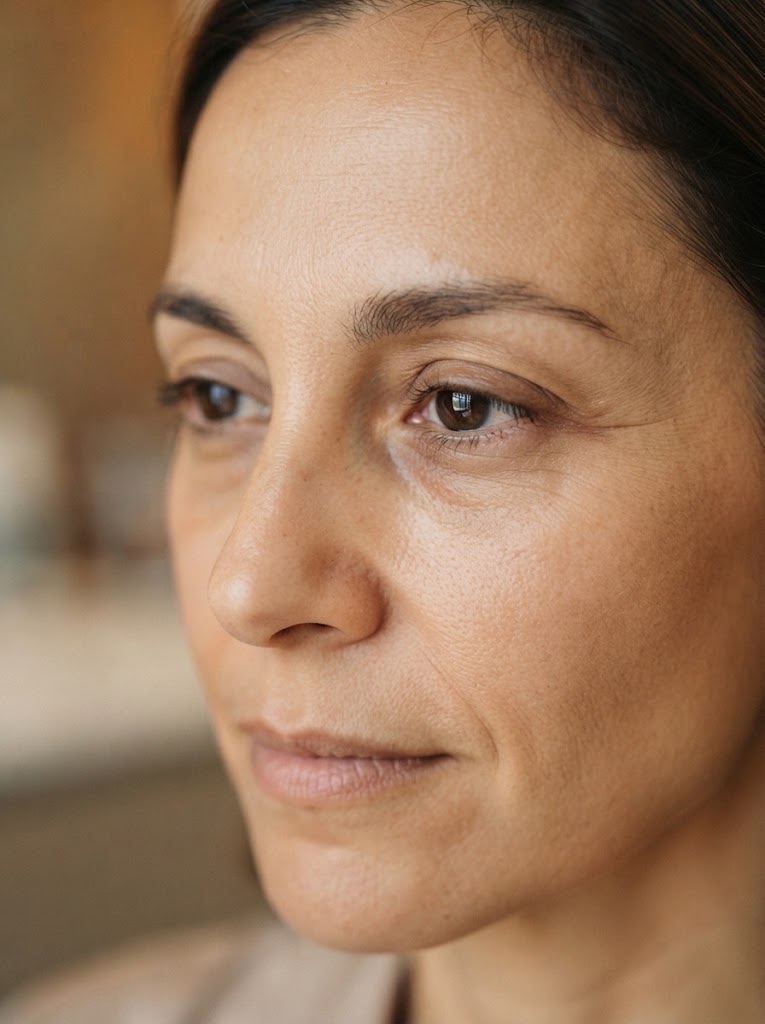Antes del tratamiento Natura Bissé 3D Collagen (R)Evolution en Clínica Eleya