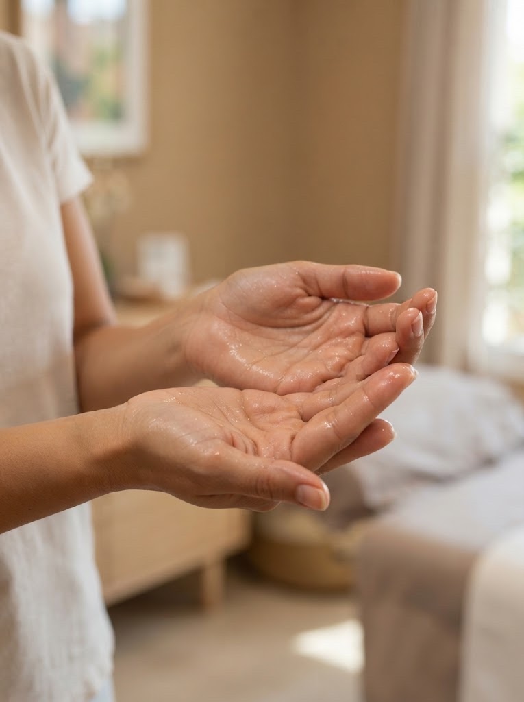 Antes del tratamiento Tratamiento de la hiperhidrosis en Clínica Eleya