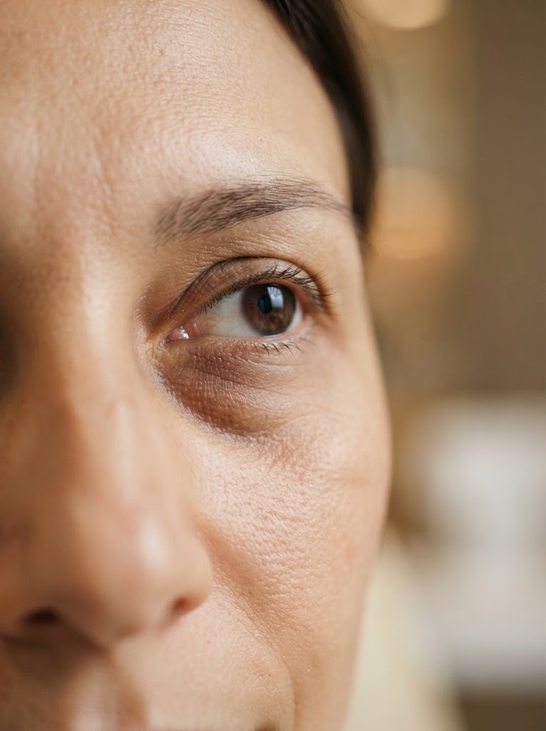 Antes del tratamiento Tratamiento de ojeras en Clínica Eleya